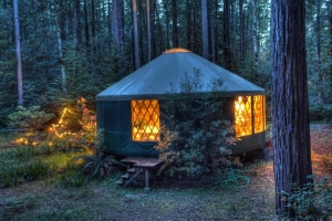 mendocino art center yurt